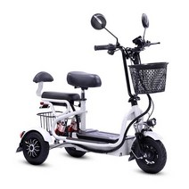 세발 전기자전거 전기 바이크 세발 노인 전동스쿠터, 상세 페이지 참고, 싱글 2인승 8A 30km주행 48V