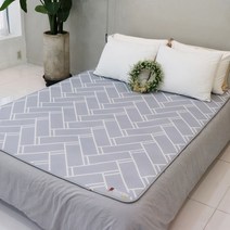 쉬엔 3D 에어 매쉬매트 쿨매트 쿨링 통풍매트, 뉴헤링(그레이)