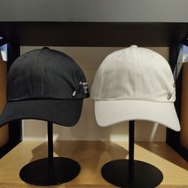 캡텐 블랙 세탁주의 피어싱 볼캡 BK95UCW007