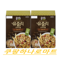 (풀무원) 통곡물에 렌틸과 귀리를더해 더 건강 뮤즐리 슈퍼곡물 렌틸귀리400g X2팩, 400g, 2개