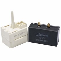 Refrigerator Compressor Start Relay Overload Capacitor fits Whirlpool W10613606