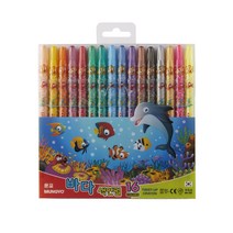 문교 돌리는색연필바다이야기/12색/16색, 1세트, 문교그룹/16색샤프식바다이야기
