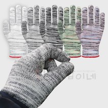국산 필름 작업 시공 인테리어 질긴 먼지방지 폴리 면장갑, 색상랜덤, 10세트