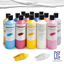 아크릴물감 대용량 500ml 24색