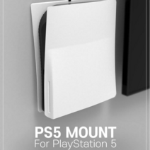 필스틸 플스5 벽걸이 PS5 벽걸이 PS5 벽 마운트 PS5 받침대 PS5 매립, 컨트롤러 마운트