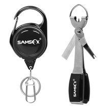 핀온릴 라인커터 SAMSFX-프로 패스트 낚시 퀵 매듭 도구 네일 매듭묶기 라인 커터 클리퍼 니퍼 w/징거 견인기 태클 액세서리, [08] Black Knot Tool Kit