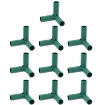 비닐하우스 비닐하우스파이프10pcs/5 개/대 온실 프레임 커넥터 공장 천막 기둥 등반 식물 파이프 극 연결, 02 as picture 10pcs