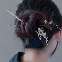 오케이샵 올림머리 빈티지스타일 매화꽃비녀핀