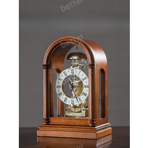 레트로 아날로그 시계 탁상 무소음 선물 수입소품, 06.블루 스퀘어