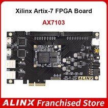 ALINX AX7103 XILINX Artix7 XC7A100T FPGA 개발 보드 A7 SoMs PCIe 가속기 카드, Luxury package
