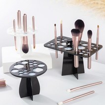 도매팜 사이즈별로 꽂는 메이크업 브러쉬 건조대 정리대 화장용품, 사각, 1p