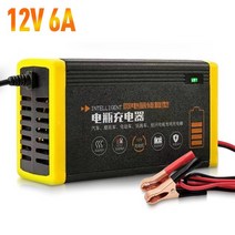자동차 배터리 충전기 오토바이 12V 6A 지능형 빠른 펄스 수리 유형 듀얼 모드 납산, 01 12V 6A