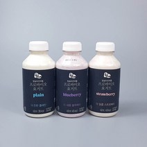 숲골 임실치즈마을 프로바이오 요거트 플레인 450ml 3개입 [무항생제원유/맛누리직접제조], 450플레인+블루베리+스트로베리