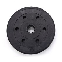 바벨 원판 중량 역기 플레이트 PVC, 1kg, 1개