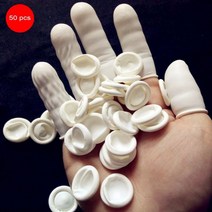 50 개/대 자연 라텍스 정전기 방지 손가락 침대 실용적인 디자인 일회용 메이크업 눈썹 확장 장갑 도구 도, 한개옵션0