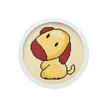 12 지신 액자포함 보석십자수 비즈공예, 보석십자수 - 개