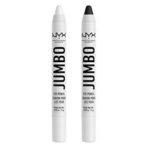 NYX 닉스 아이 섀도우 아이라이너 펜슬 밀크 블랙 빈 2개, Pack Of 2 (Milk Black Bean)