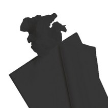 색화지 포장지 2절, 검정, 100매