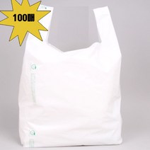 생분해 비닐봉투 100매입 / 중 대 사이즈 WZ74673EA, 쿠팡 생분해 (대) 100매