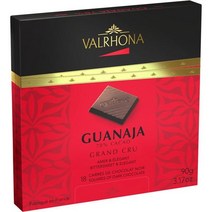 발로나 VALRHONA Guanaja 스페인 배송 과나하 그랑 크뤼 70% 코코아 18개입 초콜릿 모듬케이스 90g, 1팩