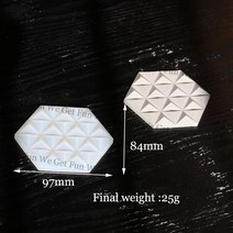 벽돌틀 시멘트 블럭미니 육각형 기하학적 벽 타일 금형 콘크리트 석고 코스터 시멘트 벽돌, 01 01