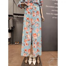 제시뉴욕 컬러플라워 와이드 팬츠 JC5PP742S