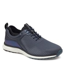 정품 Johnston & Murphy 남성용 XC4 H2 스포츠 하이브리드 니트 골프화 방수 가죽 경량 메모리 폼 쿠션 그레이 니트/그레이 가죽