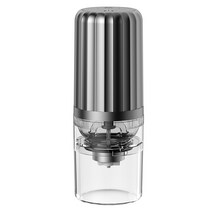 JL 커피 그라인더 가정용 휴대용 무선 자동 USB 충전 원두 분쇄기 디테처블 입자크기 조절가능, 블랙