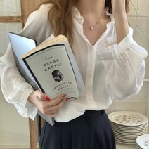 코코블랑 / 메이 셔링넥 블라우스