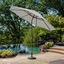 선빌라 정원용 마켓우산 야외파라솔 낚시 캠핑 그늘말 3M 대형파라솔 코스트코, 베이지