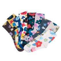 꽃무늬양말 여성 10color