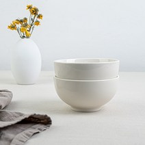 시라쿠스 메이플 시리즈 국그릇 대접, 2P, 화이트