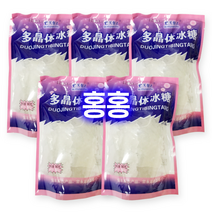 홍홍 중국식품 다정빙당 다정빙탕 중국빙탕 얼음사탕 얼음설탕 보라, 5개, 378g