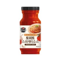 CJ제일제당 백설 토마토 파스타 스파게티소스, 610g, 1개
