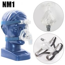BMC 페이스 마스크 CPAP 코골이 중지 NM2NM4 CPAP 마스크 수면 코골이 호흡기 스트랩 헤드 기어 호흡, 06 NM1_03 L