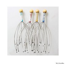 태극 철사 두피 마사지기 안마 안마기계 수동안마 마