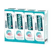 시스테마 아이스민트 알파 치약, 120g, 4개