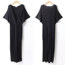 빅사이즈 106 소프트실키랩점프수트 DRAD569