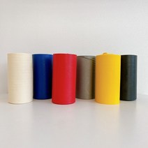 PVC 매직테이프 보온 에어컨 가스 배관 파이프 1개입, 아이보리