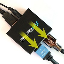 [ILLU]HDMI 분배기 모니터 영상 1-2 4K 화면분할 분배 공유 네트워크_hAeEA, ff본상품ff