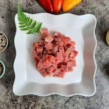한돈 카레용 고기 2kg/1kg 돼지고기 뒷다리살 짜장용 뒷고기 카레 짜장 찌개용 국내산 돼지 다리살, 한돈 카레용 돼지고기 1kg_1.5cm 큐브모양
