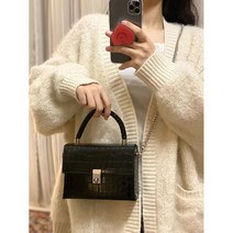 여성 악어무늬 소가죽 2종 토트 체인백