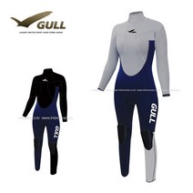 걸 세미 드라이수트 GSD-117 6.5mm 슈퍼스트레치, 블랙/네이비