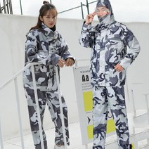 우리파파 밀리터리 우비 오토바이 우의 배달용 우비 작업용 비옷 남성우비 남자우의 자전거 바이크 우비