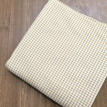 대폭 오가닉 양면다이마루 체크/도트/무지 E17, 체크
