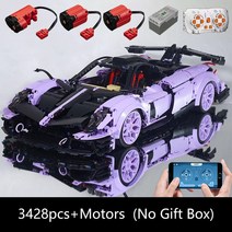 10252B 1:8 기술 모터 전원 앱 원격 제어 빌딩 블록 초고속 레이싱 자동차 선물 완구 어린이 Moc 교육, 02 10252b Motors