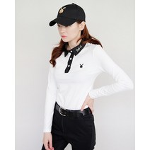 배드바니 두잇카라 긴팔티셔츠 화이트