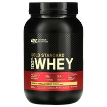 옵티멀 뉴트리션 Optimum Nutrition Gold Standard 100% Whey 프렌치 바닐라 크림 909g(2lbs), 2 파운드