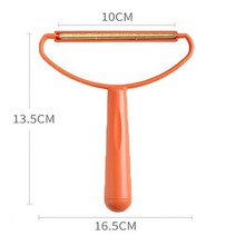 애견 미용사 가운 미용 방수 앞치마 실습복 애완 동물 미니 린트 리무버 브러시 퍼즈 패브릭 면도기 개 고양이 머리 제거 세척 가능한 롤러 의류 보풀 카펫 도구, Plus Orange