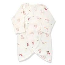 오가닉맘 신생아 배냇저고리 스타샤여아배내가운 MCW1BE02